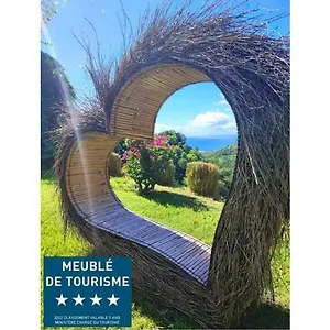 4 étoiles, La Vieille Sucrerie St Claude Guadeloupe, Jacuzzi Privatif, Vue Exceptionnelle Sur La Des Caraïbes Hébergement de vacances Basse-Terre