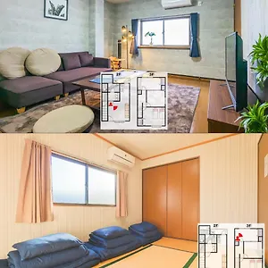 76 Sq Meter, 3 Bedrooms & Livingroom With Famicon, Doumotengachaya Dt02 アパート 大阪市